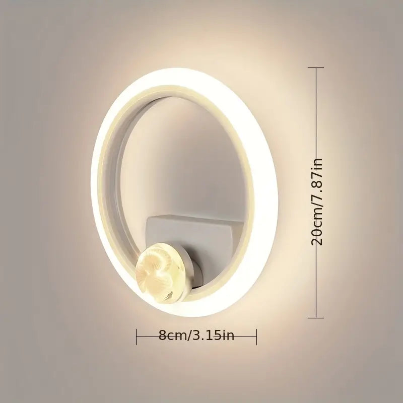 1pc LED Wall Lamp Modern Acrylic LED Wall Lamp Light Fixture Hallway Living Room