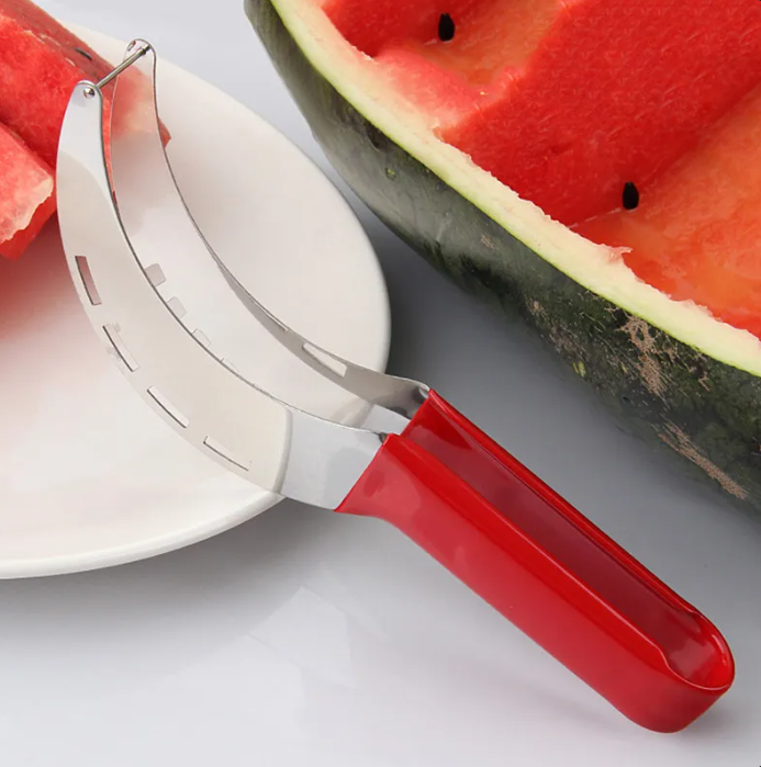 Stainless Steel Windmill Watermelon Cutter Salad Fruit Slicer Cutter Tool Watermelon Kitchen Accessories Gadgets