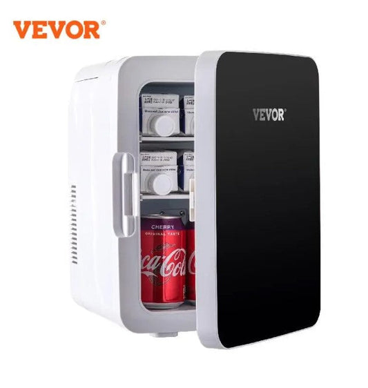 10L Mini Fridge Car Refrigerator Portable Freezer Cooler and Warmer Storing Skincare Cosmetic Food Drink for Home Car Use